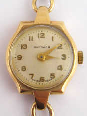 Appraisal: A Lady's carat gold wrist watch and bracelet retailed by