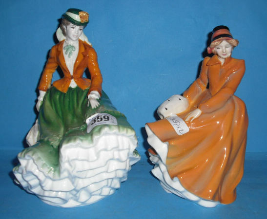 Appraisal: Royal Doulton Figures Nicole HN Collectors club excusive and Louise