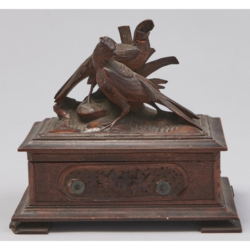 Appraisal: Late th Century Black Forest music box