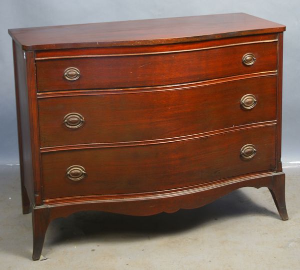 Appraisal: Circa s custom Federal mahogany chest EST '