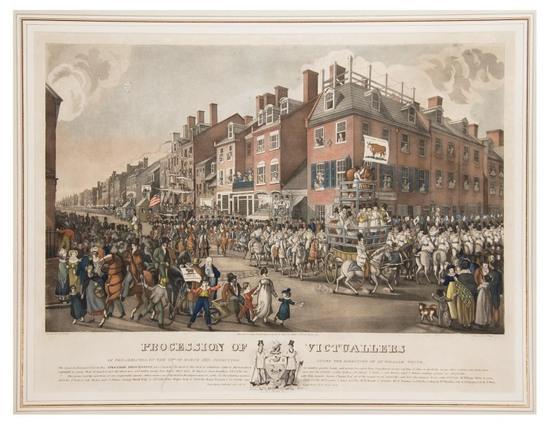 Appraisal: KRIMMEL John Lewis Procession of the Victuallers of Philadelphia on