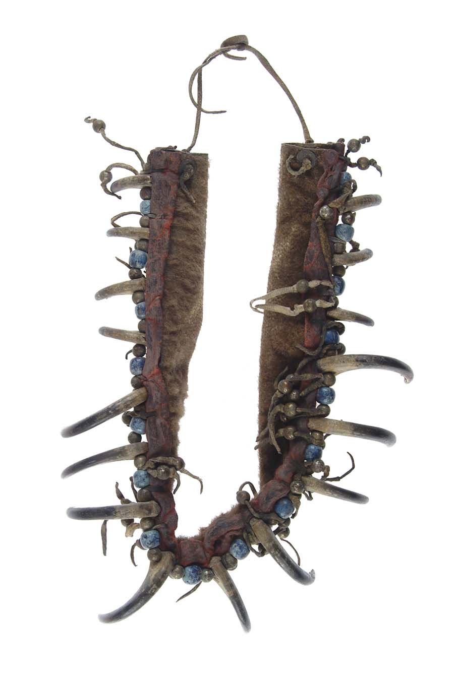 Appraisal: INDIAN MADE BEAR CLAW NECKLACE LATE TH CENTURY Owner states