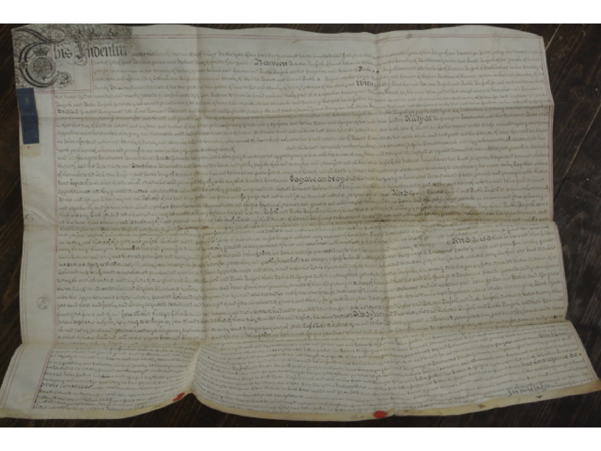 Appraisal: A collection of th century and other vellum title deeds