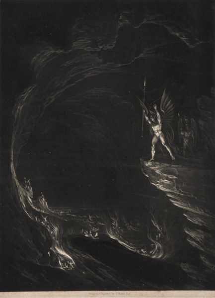 Appraisal: JOHN MARTIN BRITISH - Satan Arousing the Fallen Angels Illustration