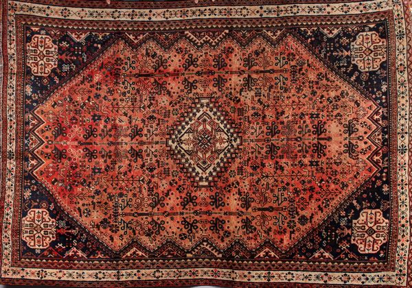 Appraisal: Old Persian Shiraz rug ' x ' EST