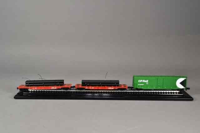 Appraisal: ATLAS O SCALE MODEL TRAIN CARSIncluding three Atlas model trains