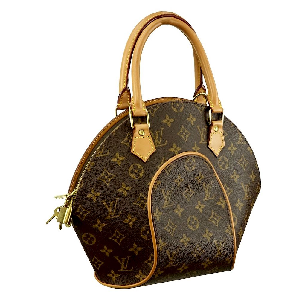 Appraisal: Louis Vuitton Brown Canvas Monogram Ellipse PM Bag Louis Vuitton