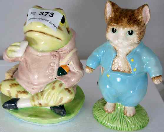 Appraisal: Royal Albert Beatrix Potter Large size Figures Jeremy Fisher and