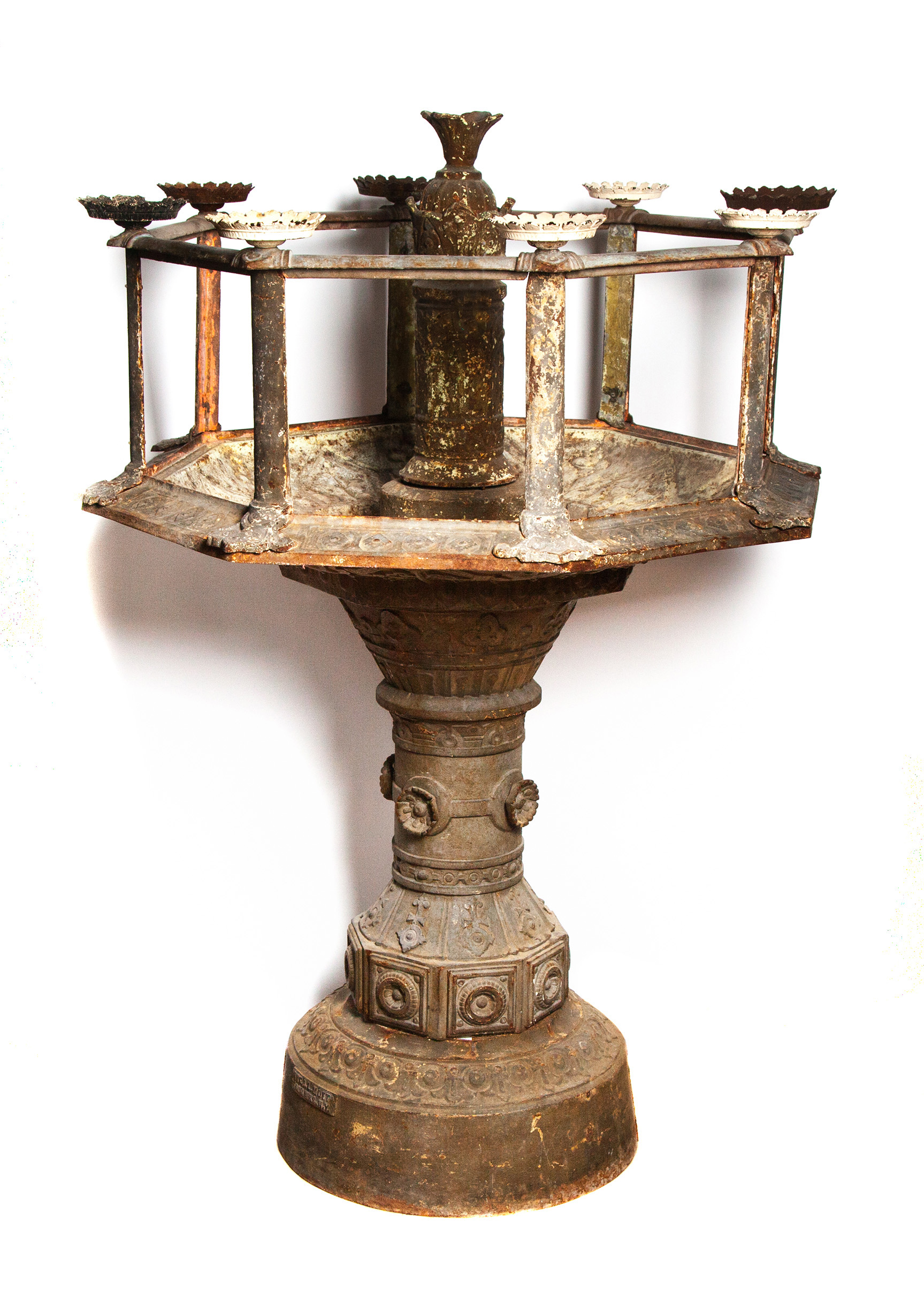 Appraisal: VICTORIAN CAST IRON AQUARIUM FOUNTAIN FROM MOTT'S FOUNDRY New York