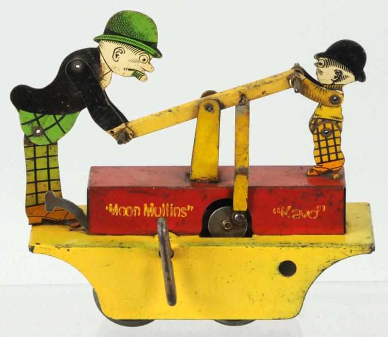 Appraisal: Tin Marx Moon Mullins Kayo Handcar Wind-Up Toy American Working