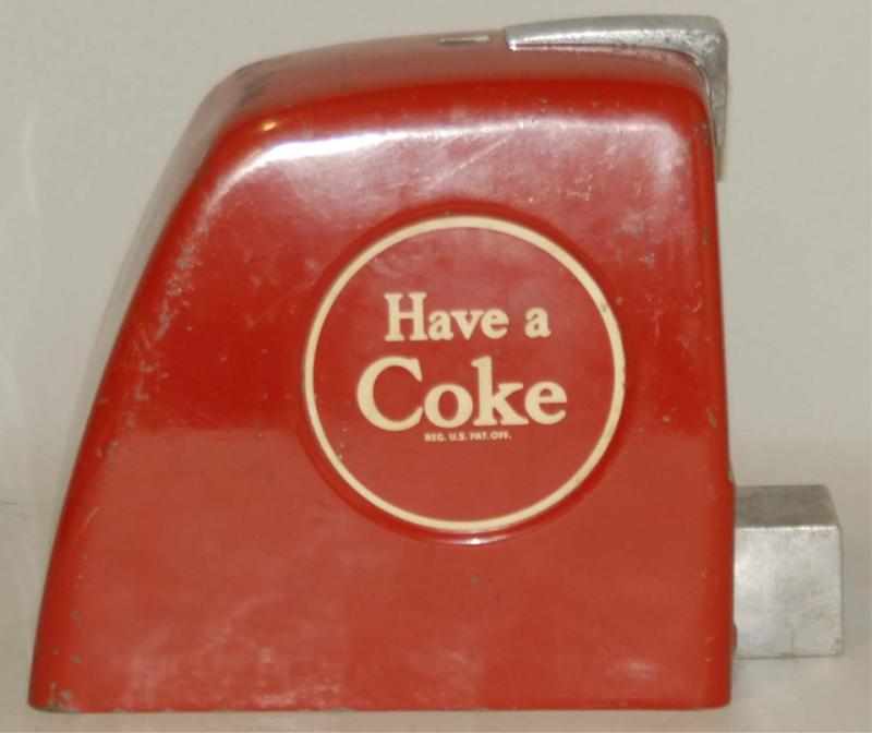 Appraisal: Coca-Cola Vendo Coin-Op Mechanism Cover Medium wear Some marks and