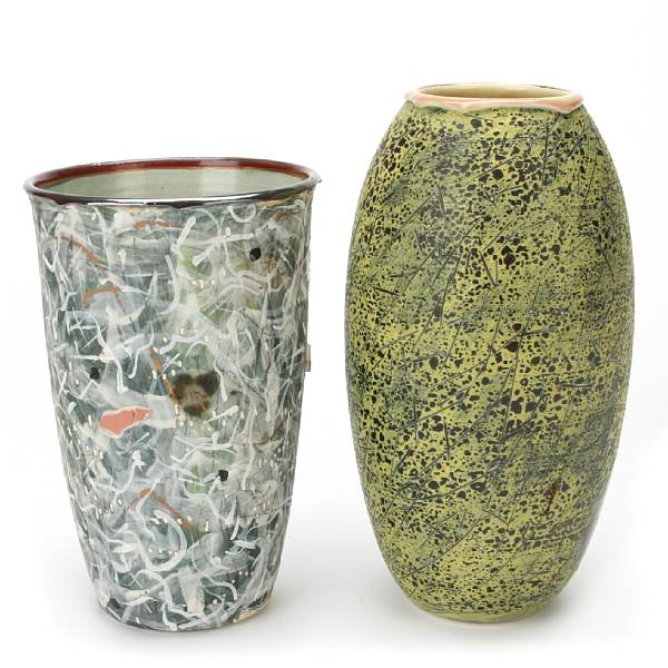 Appraisal: Scott McDowell American - two vases Untitled from the Tobey