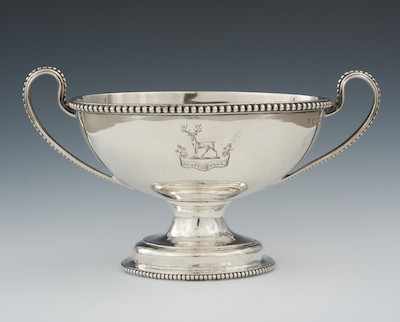 Appraisal: A George III Double Handled Sterling Silver Tureen Charles Aldridge