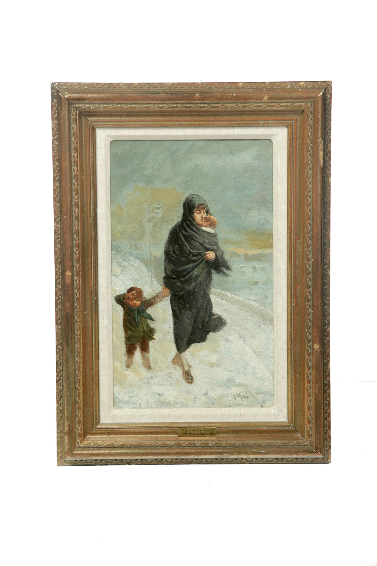 Appraisal: FRAMED OIL ON CANVAS WINDER SCENE BY WILLIAM MULREADY IRELAND