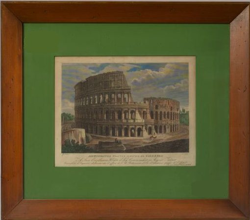 Appraisal: Italian School Early th Century Foro Trajano and The Coliseum