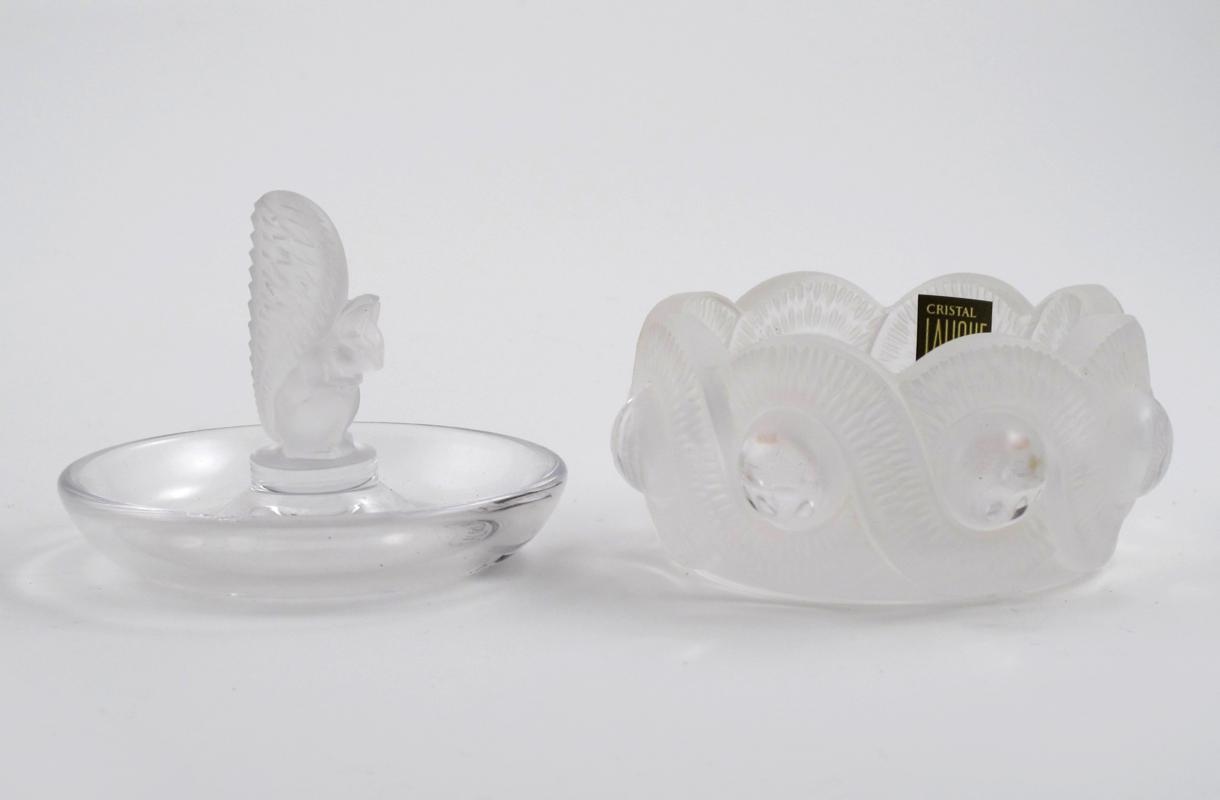 Appraisal: A modern Lalique cendrier