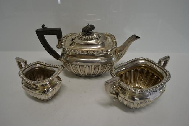 Appraisal: CHESTER STERLING THREE PIECE TEA SET