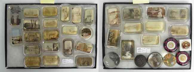 Appraisal: Collection th th c paperweights mostly photo examples including The