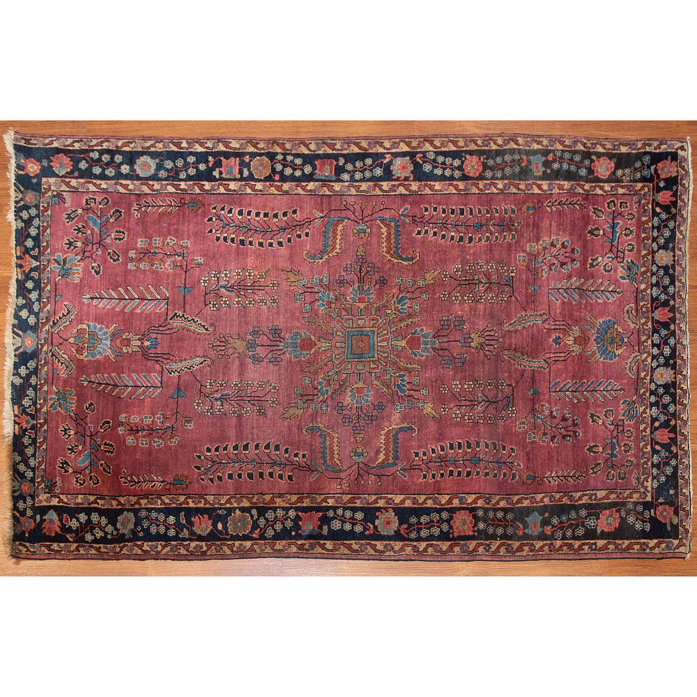 Appraisal: Antique Sarouk Rug Persia x First quarter- th century hand-knotted