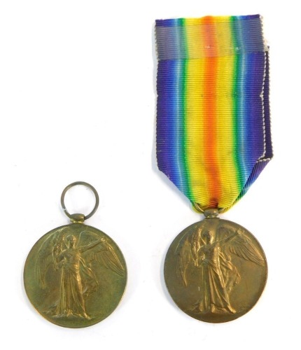 Appraisal: A Victory Medal awarded to Pte Denis McLean 'C' Company