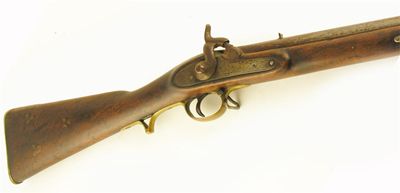 Appraisal: A th century rifle with a steel barrel and ramrod