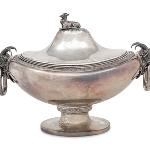 Appraisal: An American Silver Covered Tureen Gorham Mfg Co Providence RI