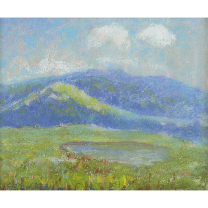 Appraisal: Francesco J Spicuzza Italian American - Landscape c pastel on