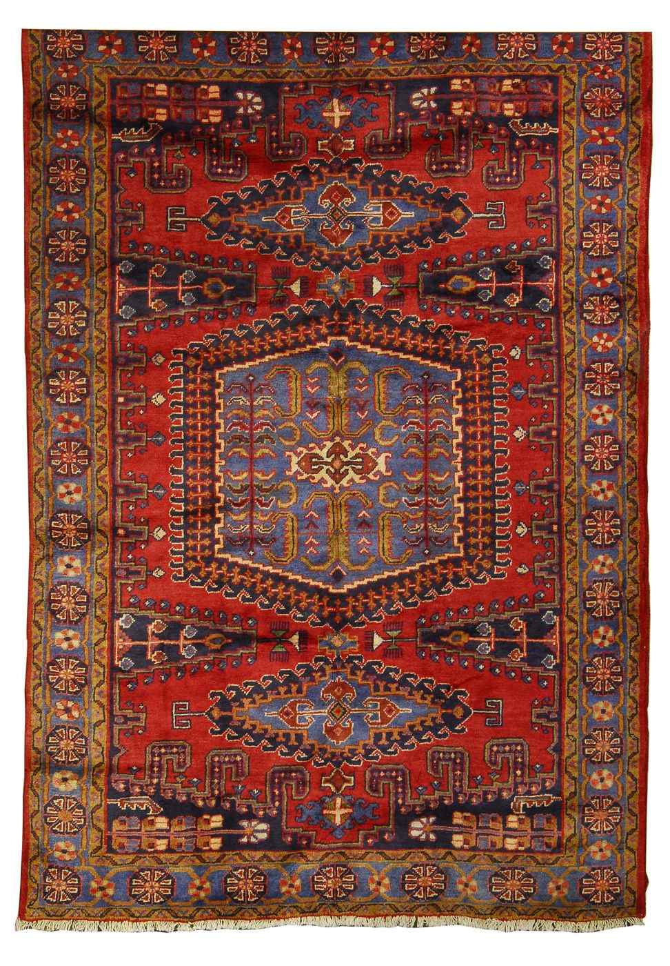 Appraisal: ORIENTAL RUG VISS ' x ' '' Geometric central medallion