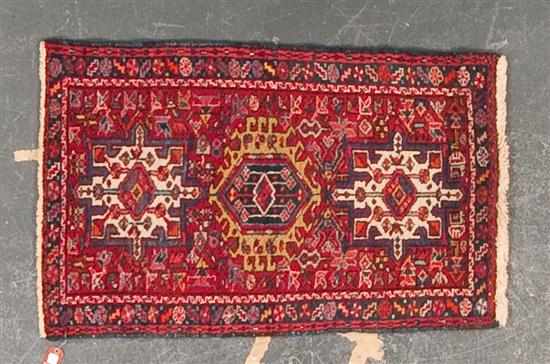 Appraisal: Karaja rug Iran circa x Estimate - Good condition