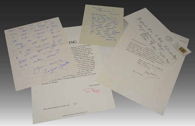 Appraisal: LEE Laurie - An Autograph Letter signed to Mr Bennett