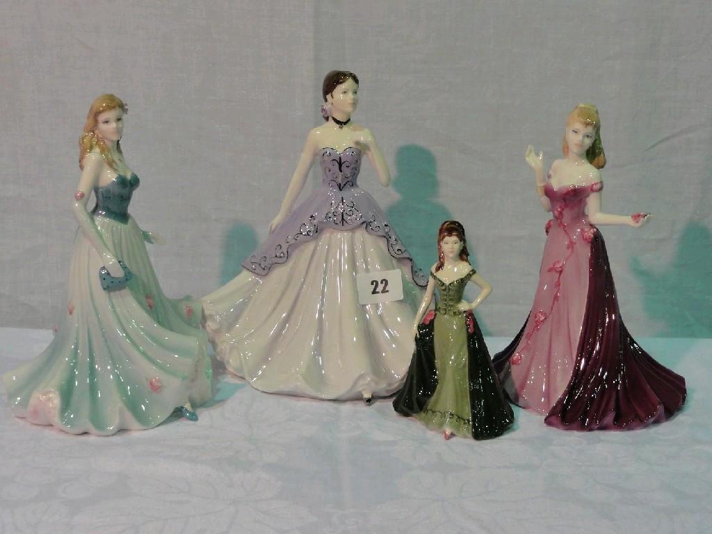 Appraisal: A Coalport limited edition figure from the Gem Collection Diamond