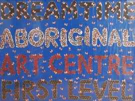 Appraisal: Martin Sharp born Dreamtime Aboriginal Art Centre collage signed dated