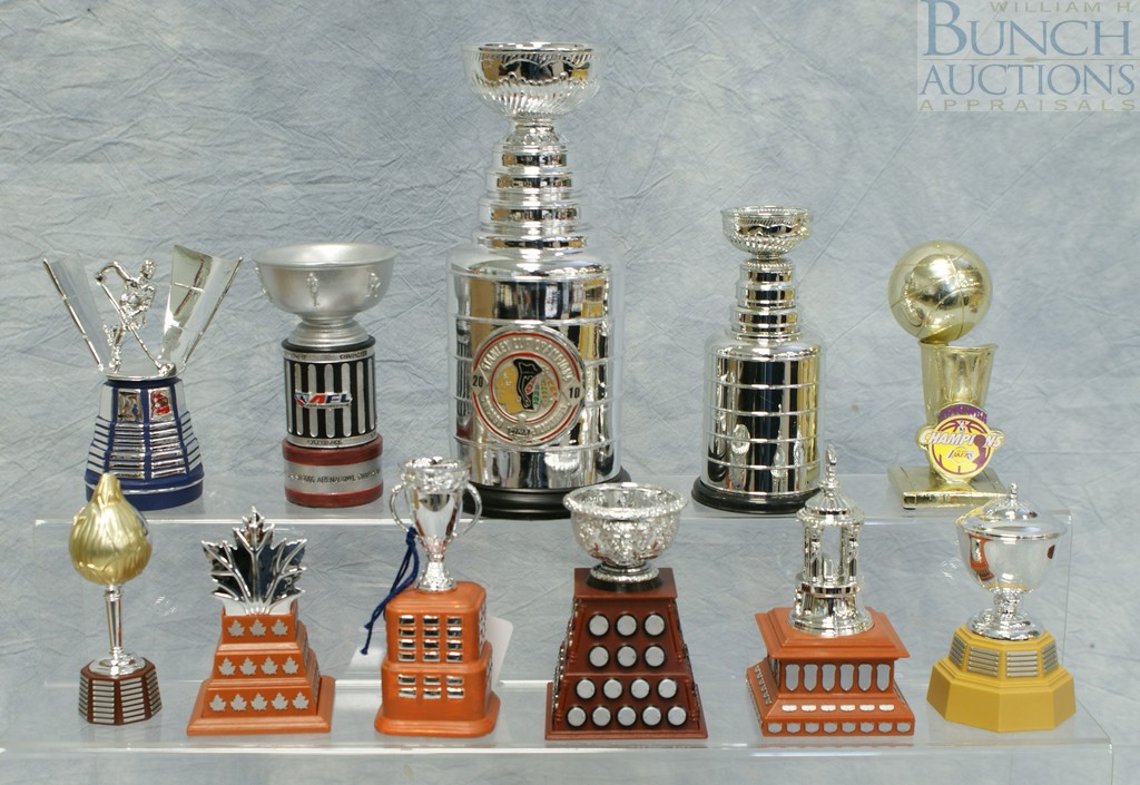 Appraisal: Sports trophy replicas Chicago Black Hawks Stanley Cup Champions Stanley