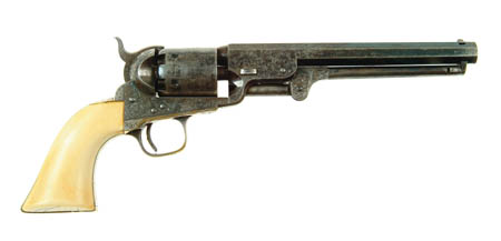 Appraisal: RARE ENGRAVED COLT MODEL NAVY REVOLVER Cal SN th type