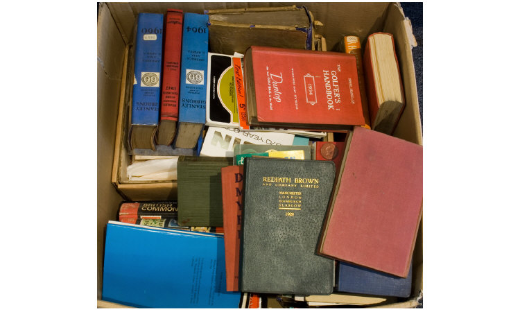 Appraisal: Large Box Of Misc Reference And Sport Books Comprising Building