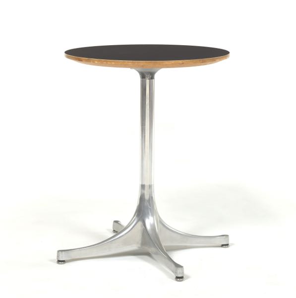 Appraisal: GEORGE NELSON FOR HERMAN MILLER PEDESTAL SIDE TABLE IN BLACK