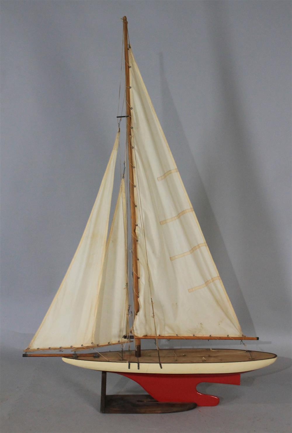 Appraisal: LARGE SAILING SHIP MODEL h w in Provenance Estate of