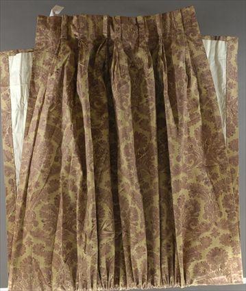 Appraisal: Two Fabric Drapery Panels