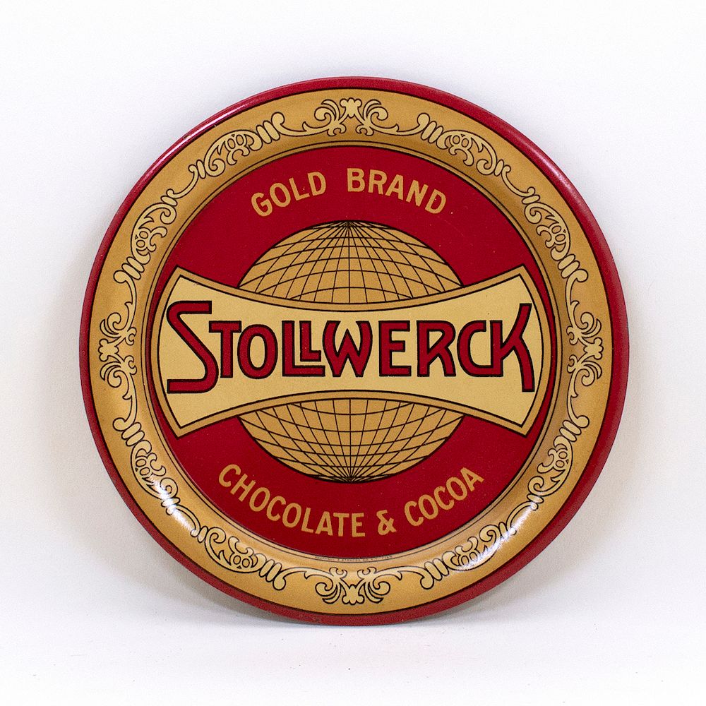 Appraisal: Stollwerck Gold Brand Chocolate Tip Tray Reference n a Brewery