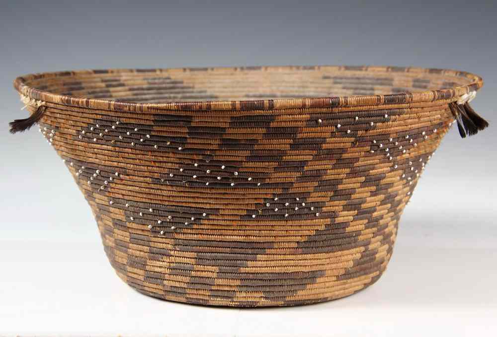 Appraisal: NATIVE AMERICAN BASKET - San Carlos Apache Deep Basket with