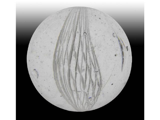 Appraisal: Naked Swirl Marble Description Unusual naked clear glass swirl with