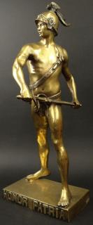 Appraisal: after mile Louis Picault French th Century Bronze Sculpture Honor