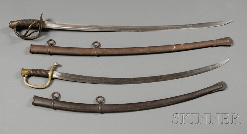 Appraisal: Two Cavalry Sabres American Civil War period one dated