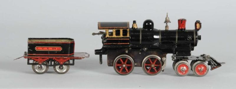 Appraisal: Ives No -Window -Boiler Bend Train Tender Description engine in