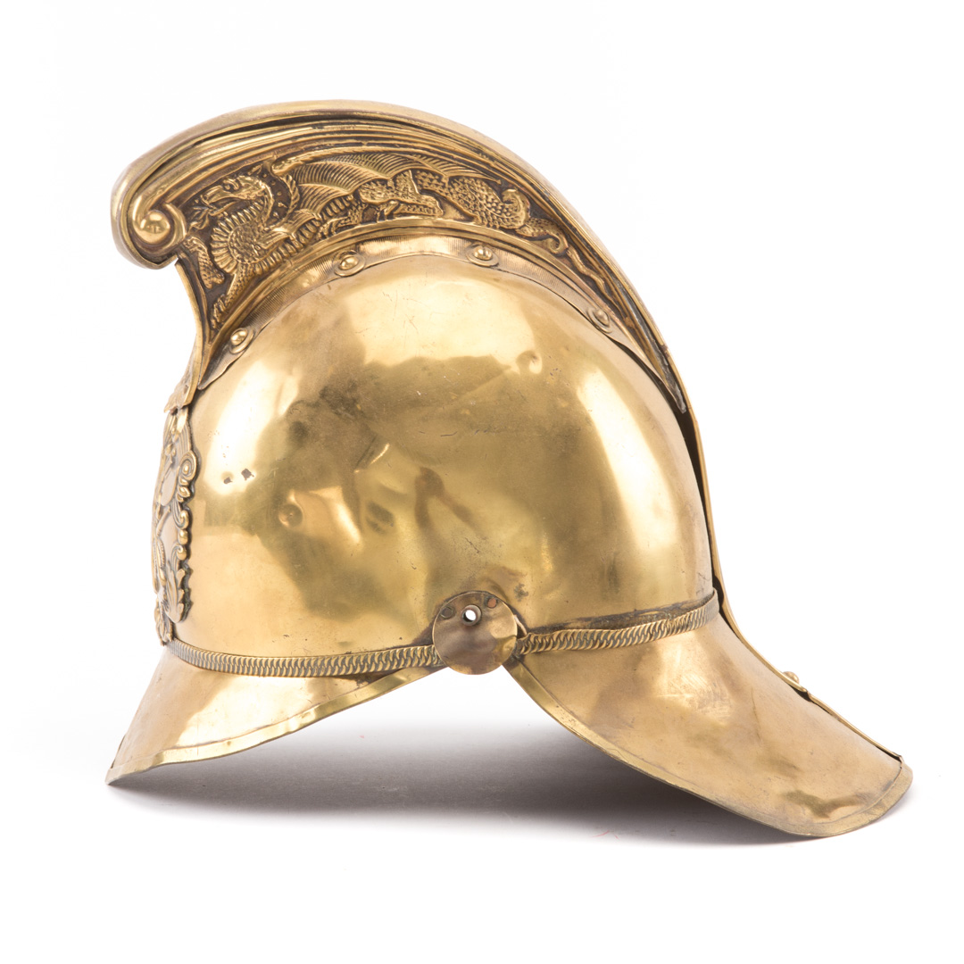 Appraisal: Military dress helmet brass