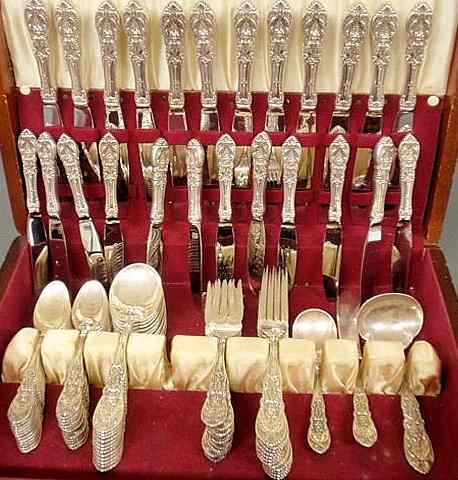 Appraisal: Sterling silver flatware service Primrose by International Silver Company- each