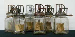 Appraisal: Dairy Dairy- Dazey butter churns- five qt jars embossed on