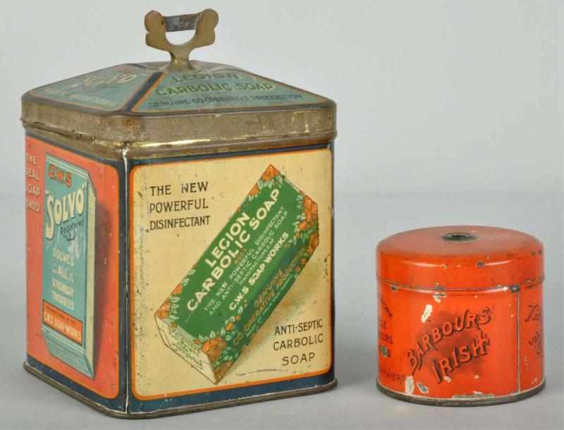 Appraisal: Lot of Tin String Holders Description Includes one for Solvo