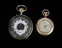 Appraisal: A Pair of Fancy Pocket Watches American ca Late th