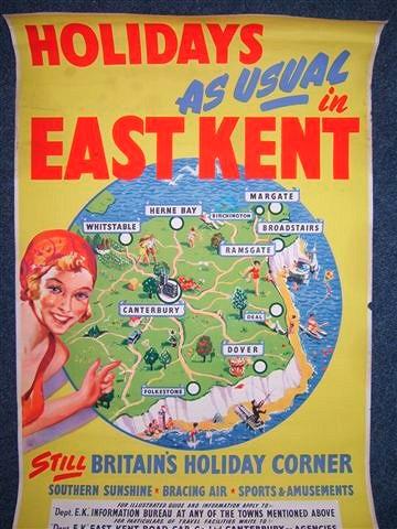 Appraisal: HOLIDAY AS USUAL - EAST KENT - An original advertising